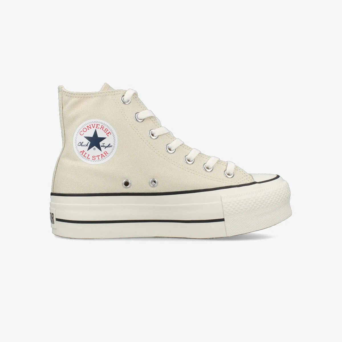 CONVERSE ALL STAR (R) LIFTED HI MILK WHITE