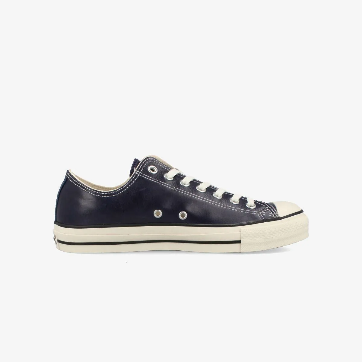 CONVERSE ALL STAR (R) OLIVE GREEN LEATHER OX DEEP SEA