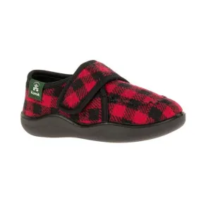 CozyLodge Kid's Slipper - Red/Black Plaid