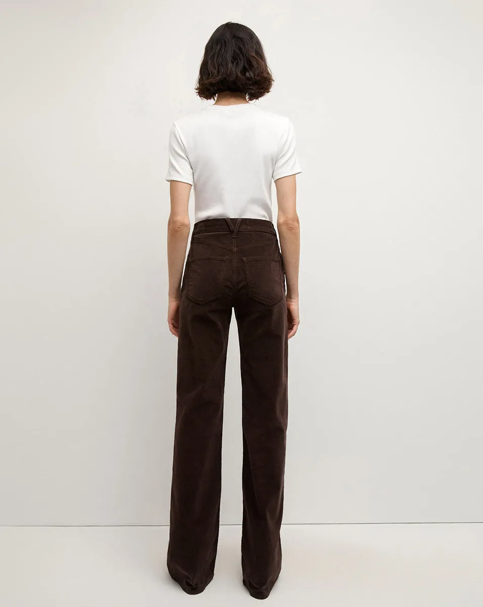 Crosbie Corduroy Wide-Leg Pant