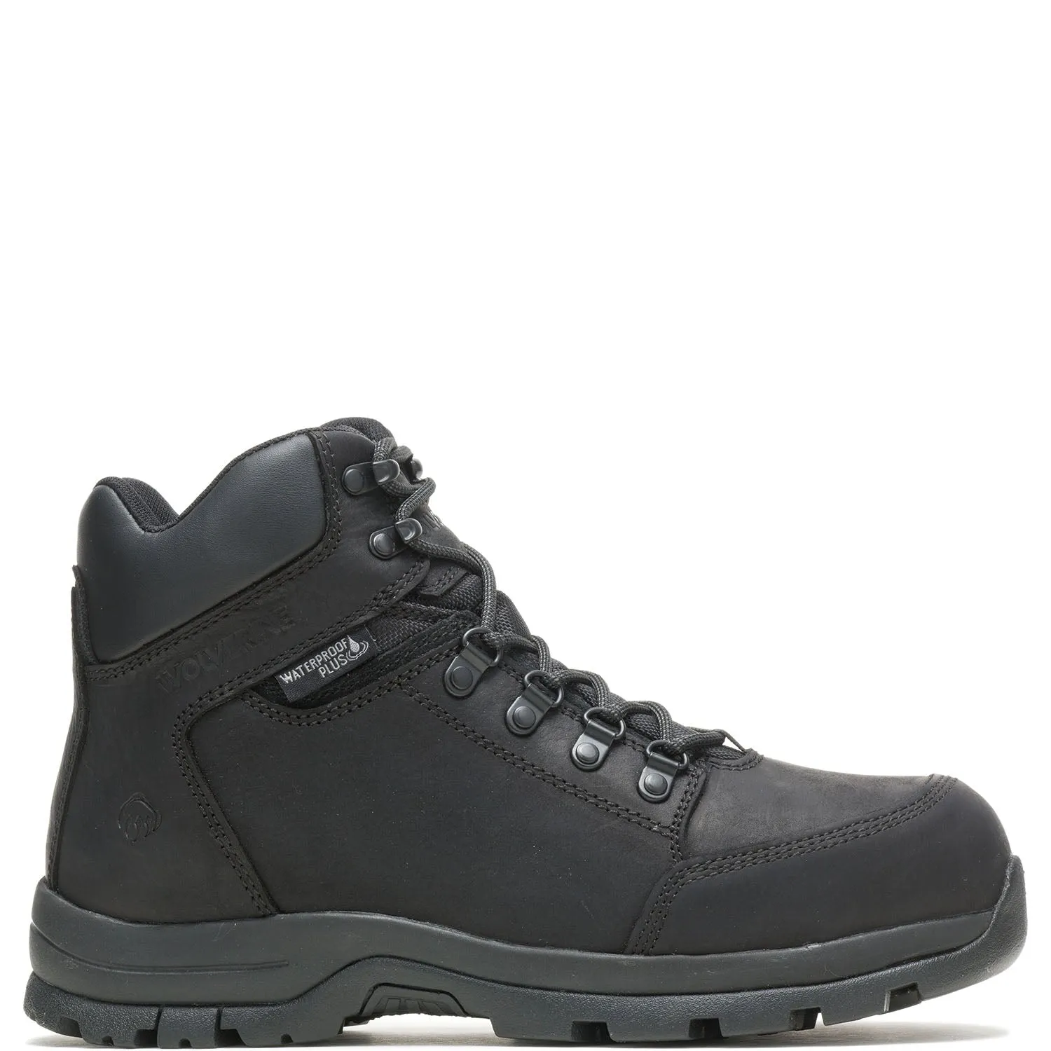 Grayson Steel-Toe Waterproof Mid Work boot Black