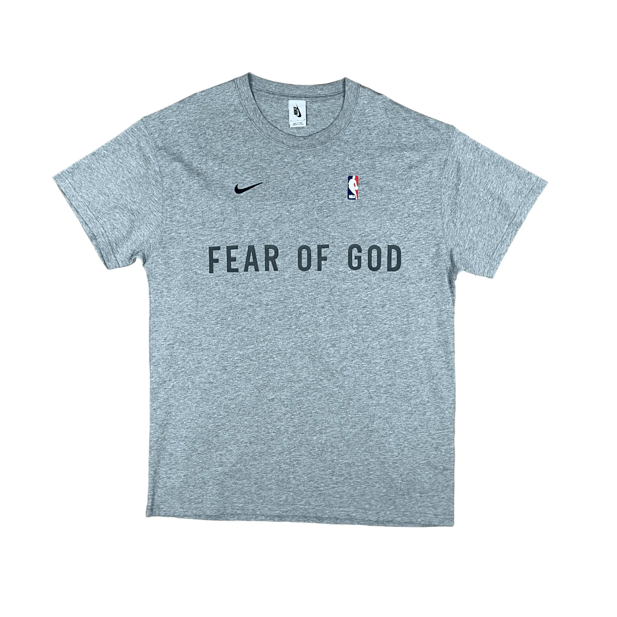 Grey Nike x Fear of God (FOG) Tee - Medium