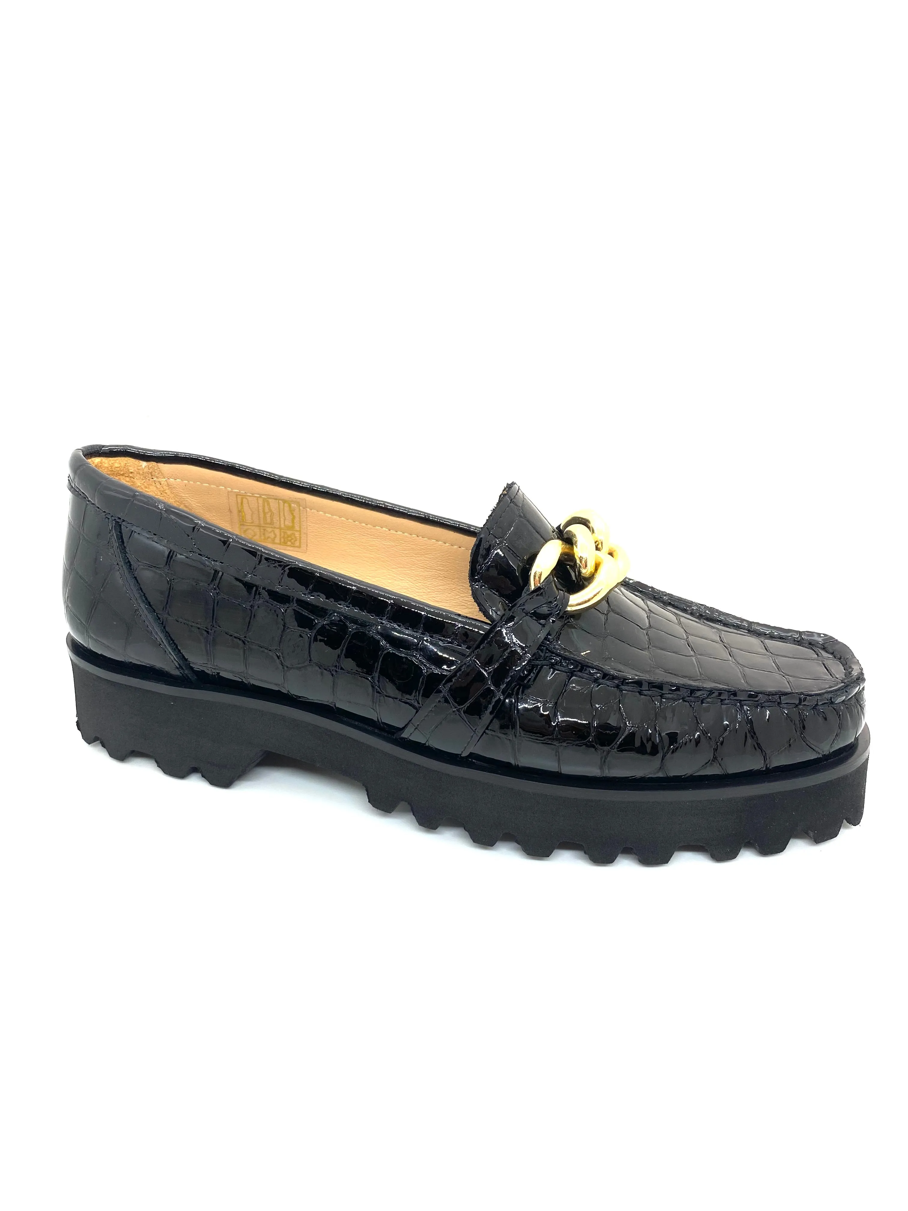 HB Italia Ladies Abetone Sole Croco Loafer