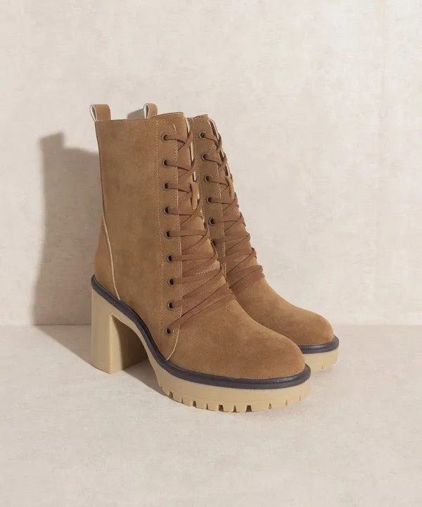 Jenna - Platform Combat Boots