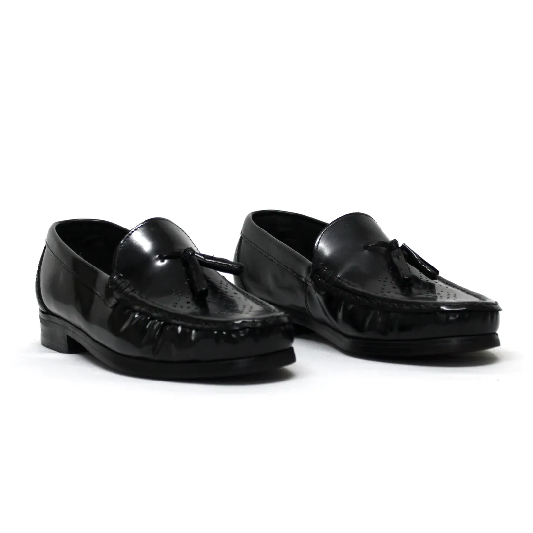 John Drake Tassle Black Mocassin