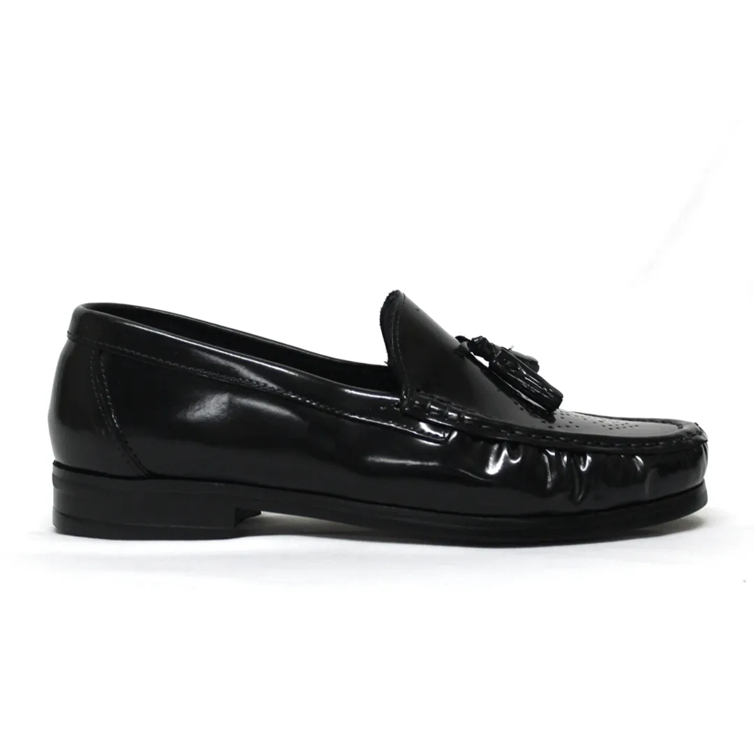 John Drake Tassle Black Mocassin