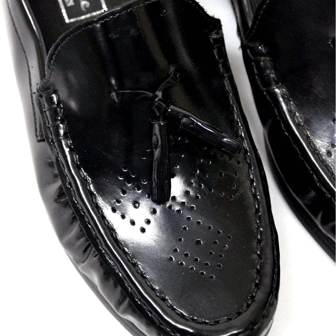 John Drake Tassle Black Mocassin