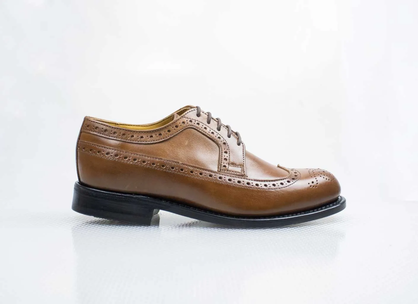 Johnston & Murphy Tan Leather Brogue