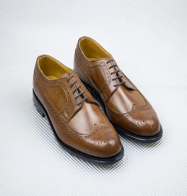 Johnston & Murphy Tan Leather Brogue