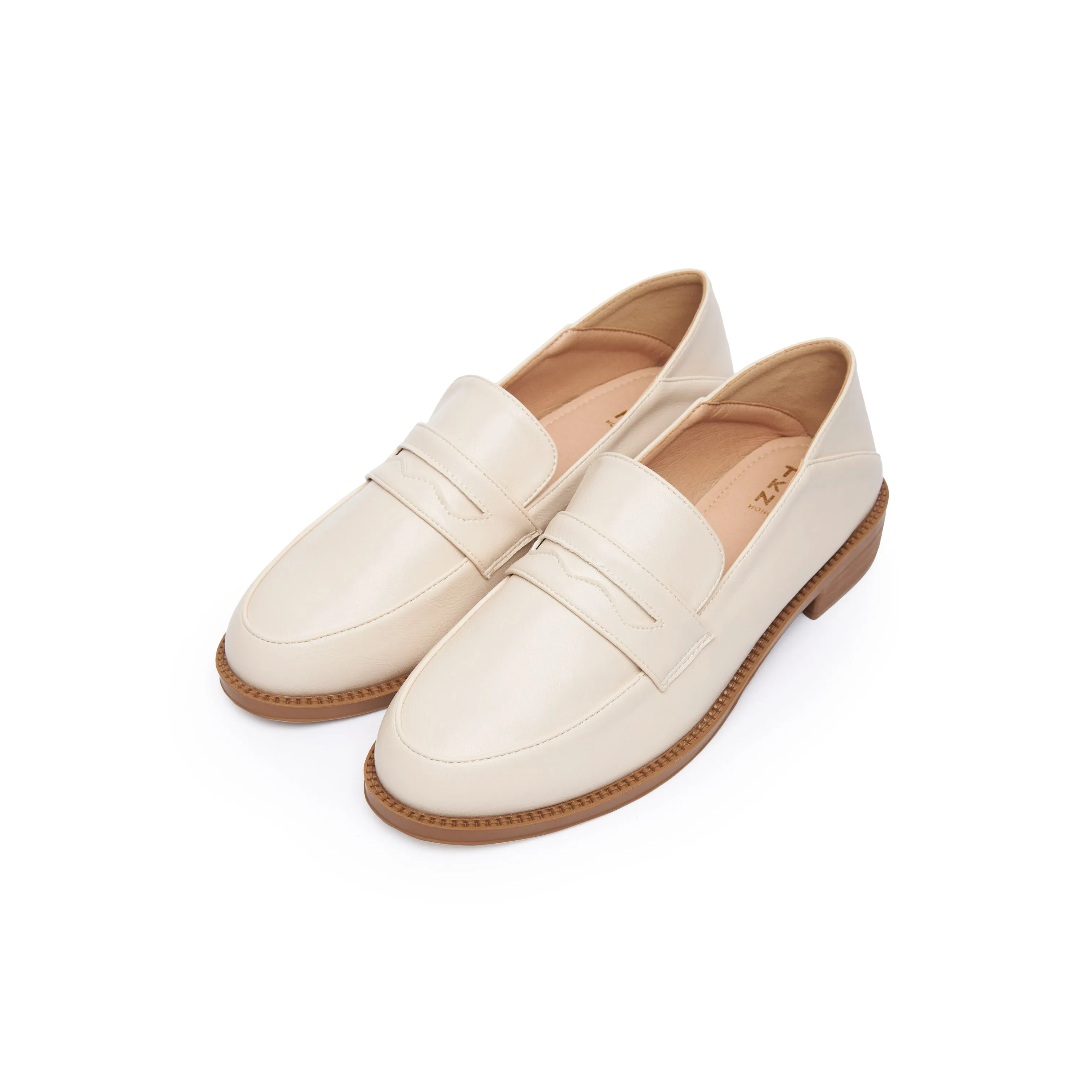 Kenni Klassic Loafers - Beige ( BEI )