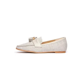 Stylish Mid Grey Kenni Tassel Loafers