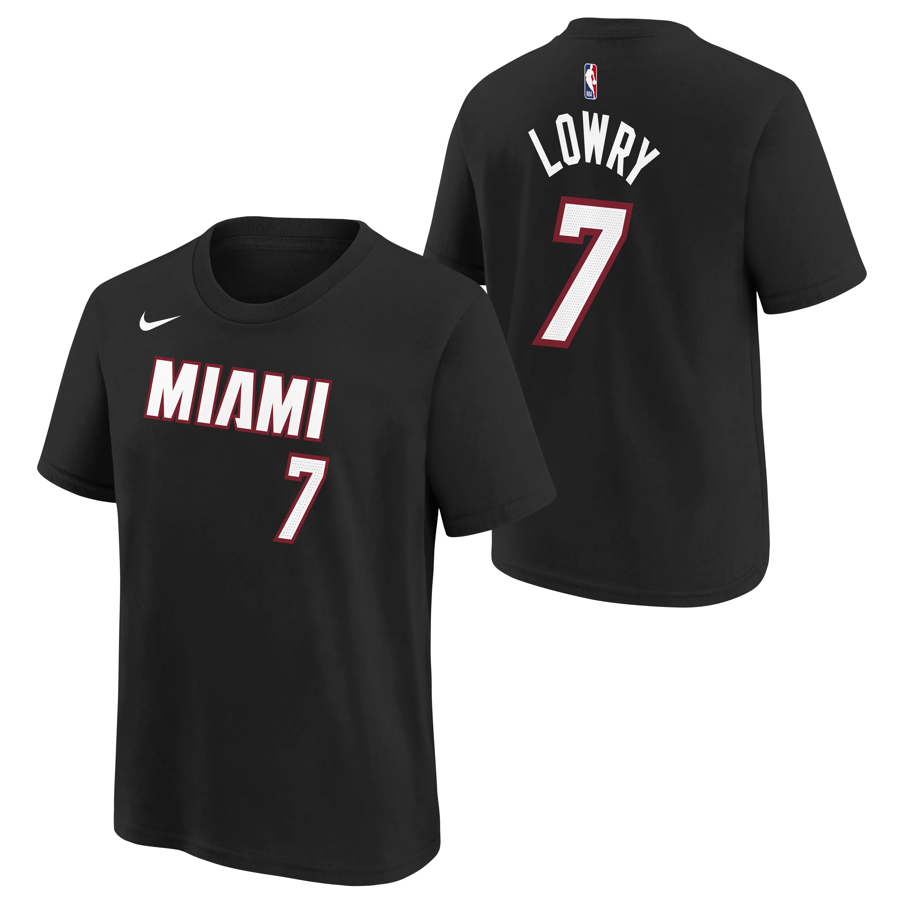 Kyle Lowry Nike Icon Black Name & Number Youth Tee