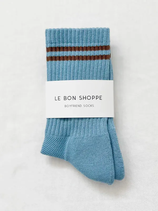 Le Bon Shoppe Boyfriend Socks Powder Blue