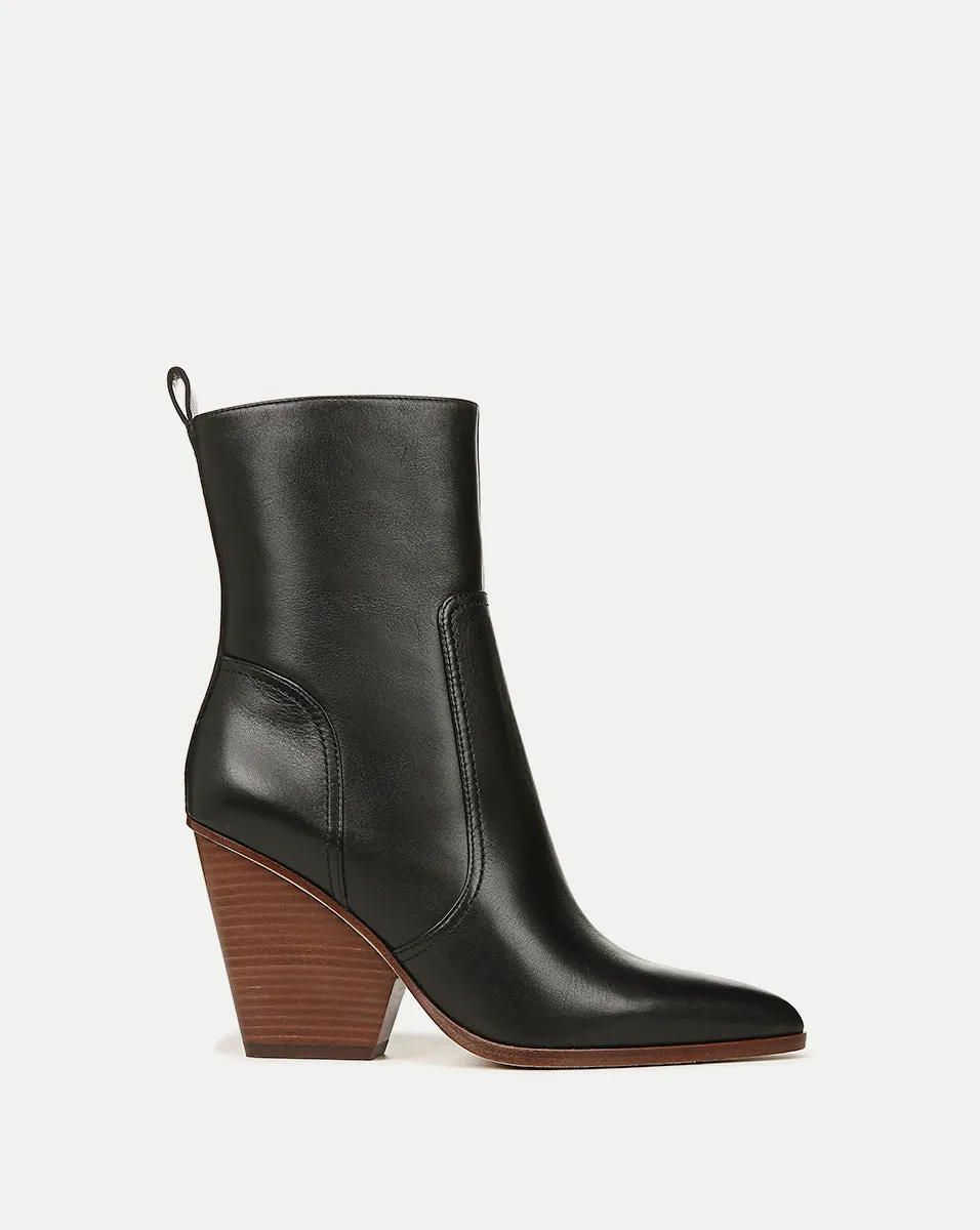 Logan Leather Bootie