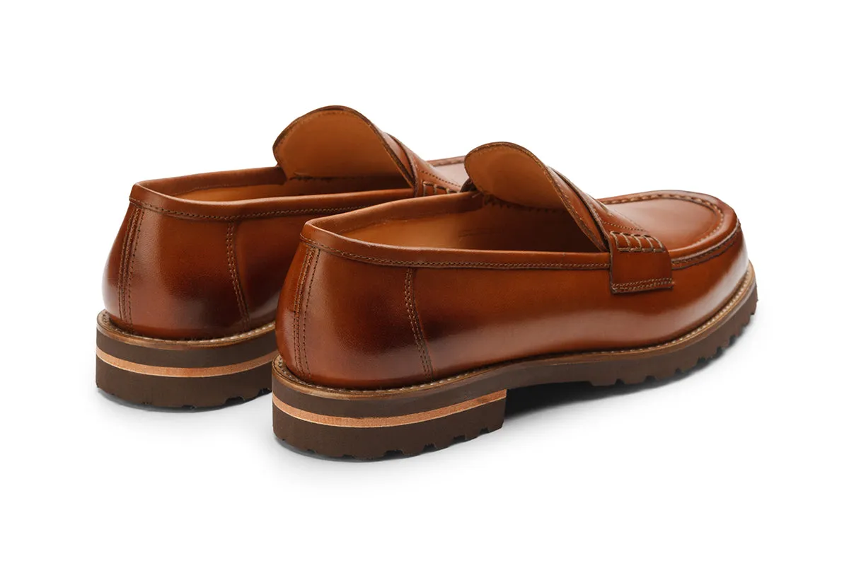 Lopez Leather Penny Loafers -T