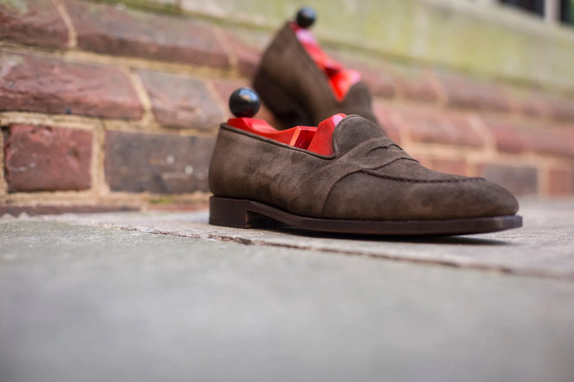 Madison - MTO - Moss Suede - LPB Last - Single Leather Sole