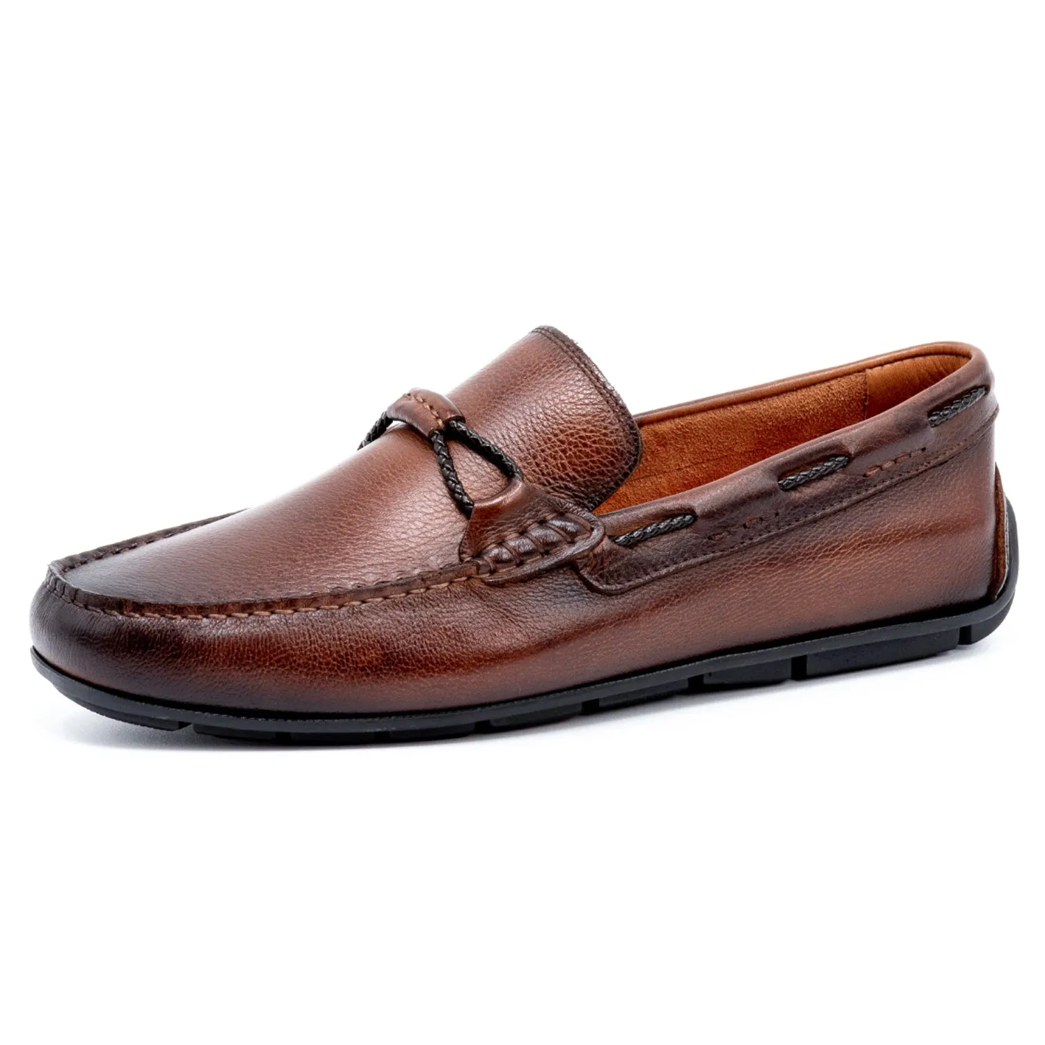 Martin Dingman Bermuda Braided Bit Loafer