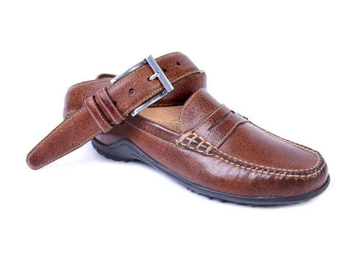 Martin Dingman Bill Water Buffalo Leather Penny Loafer