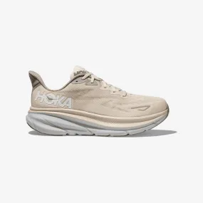 Mens Hoka One One Clifton 9 Running Shoes - Sand Colorway, Lightweight Cushioning & Breathable Design