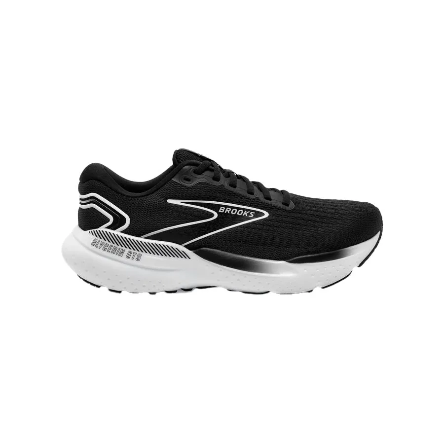 Mens Premium Black/Grey/White Glycerin 21 GTS Running Shoes