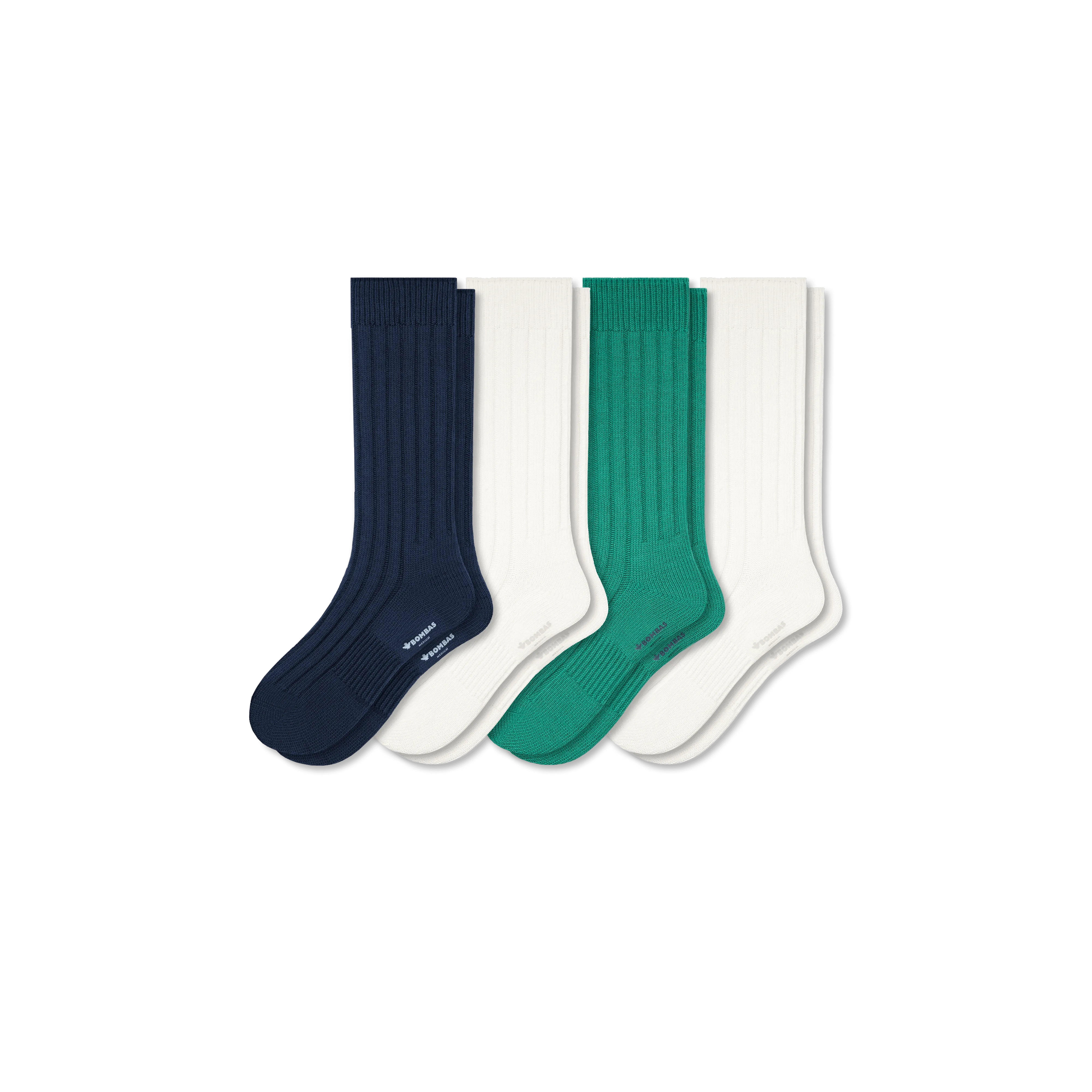 Men's Vintage Rib Calf Sock 4-Pack