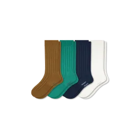 Men's Vintage Rib Calf Sock 4-Pack