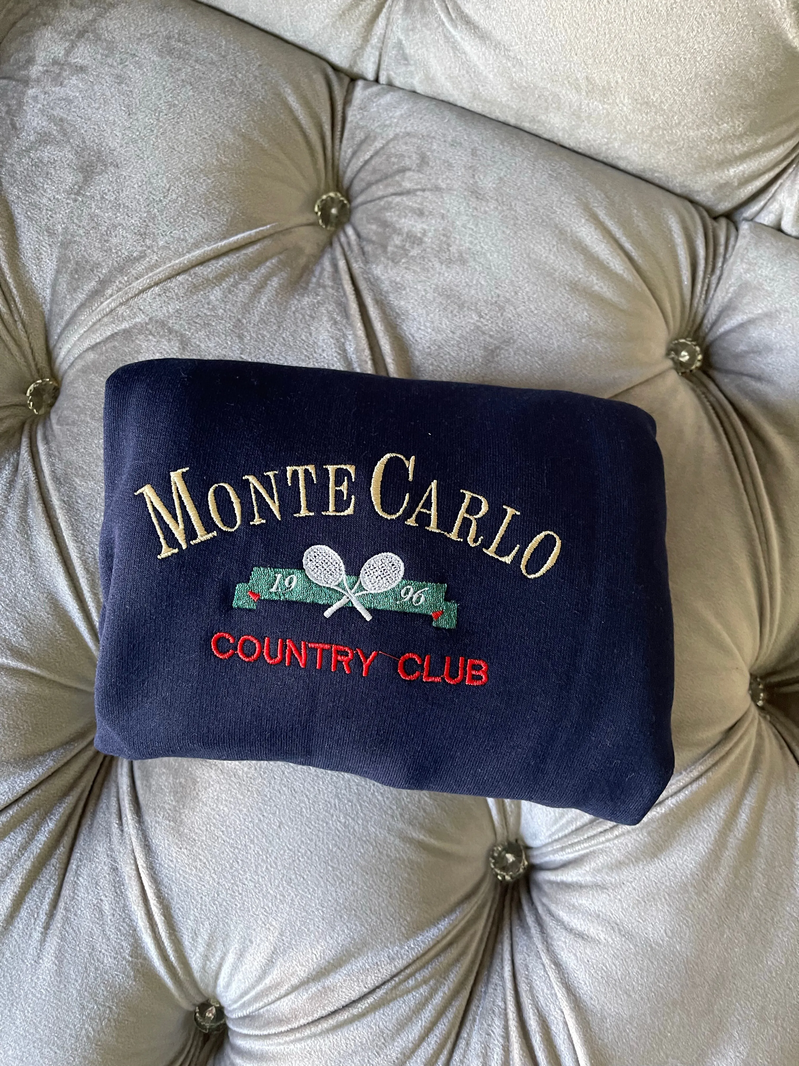 Monte Carlo embroidered sweatshirt