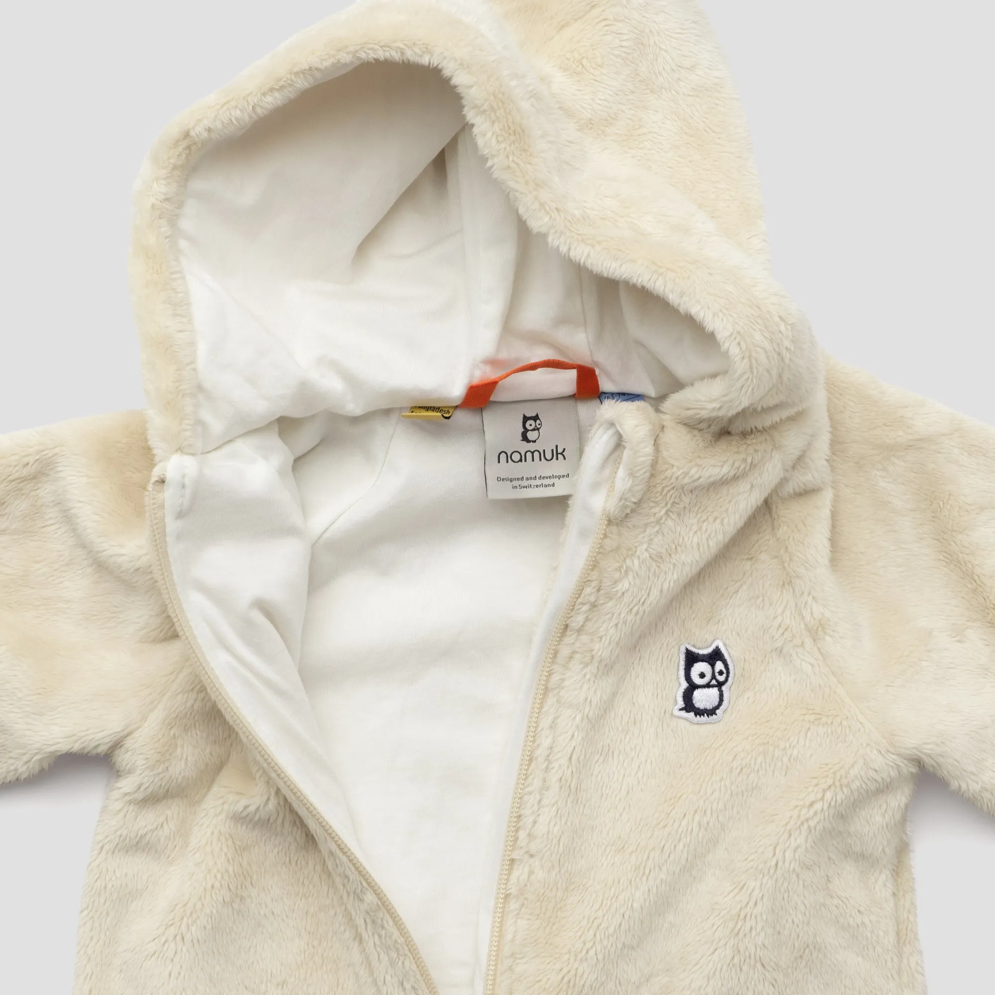 Mou High Loft fleece baby overall