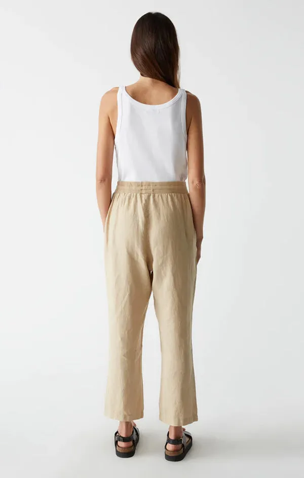 Nolan Pull On Linen Pant