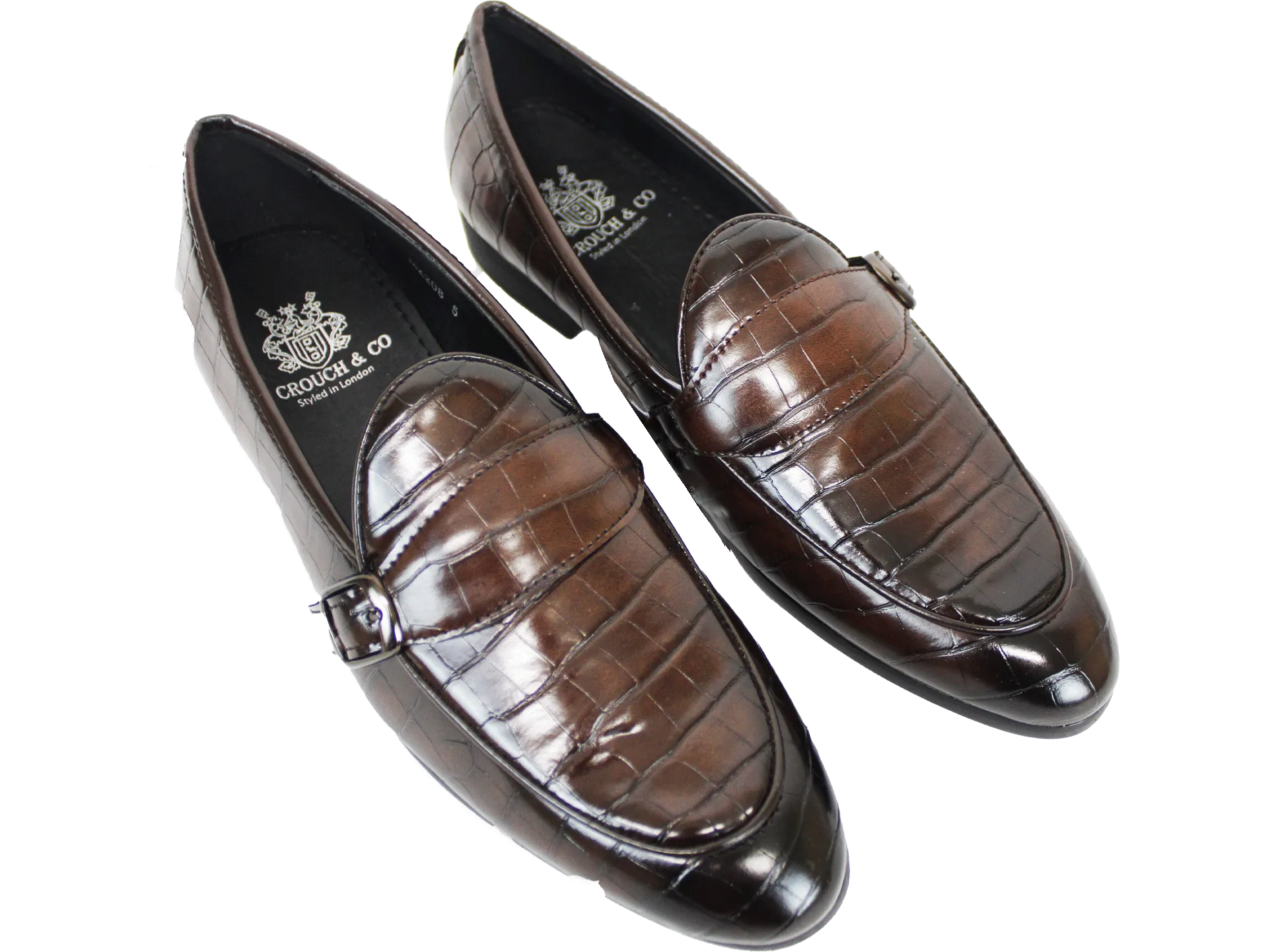 P CROUCH  Choc Croc Monk Strap