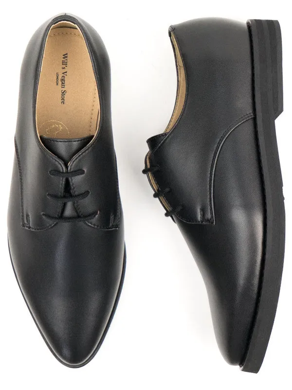 Point Toe Derbys - Plant Leather - Size 37, 39