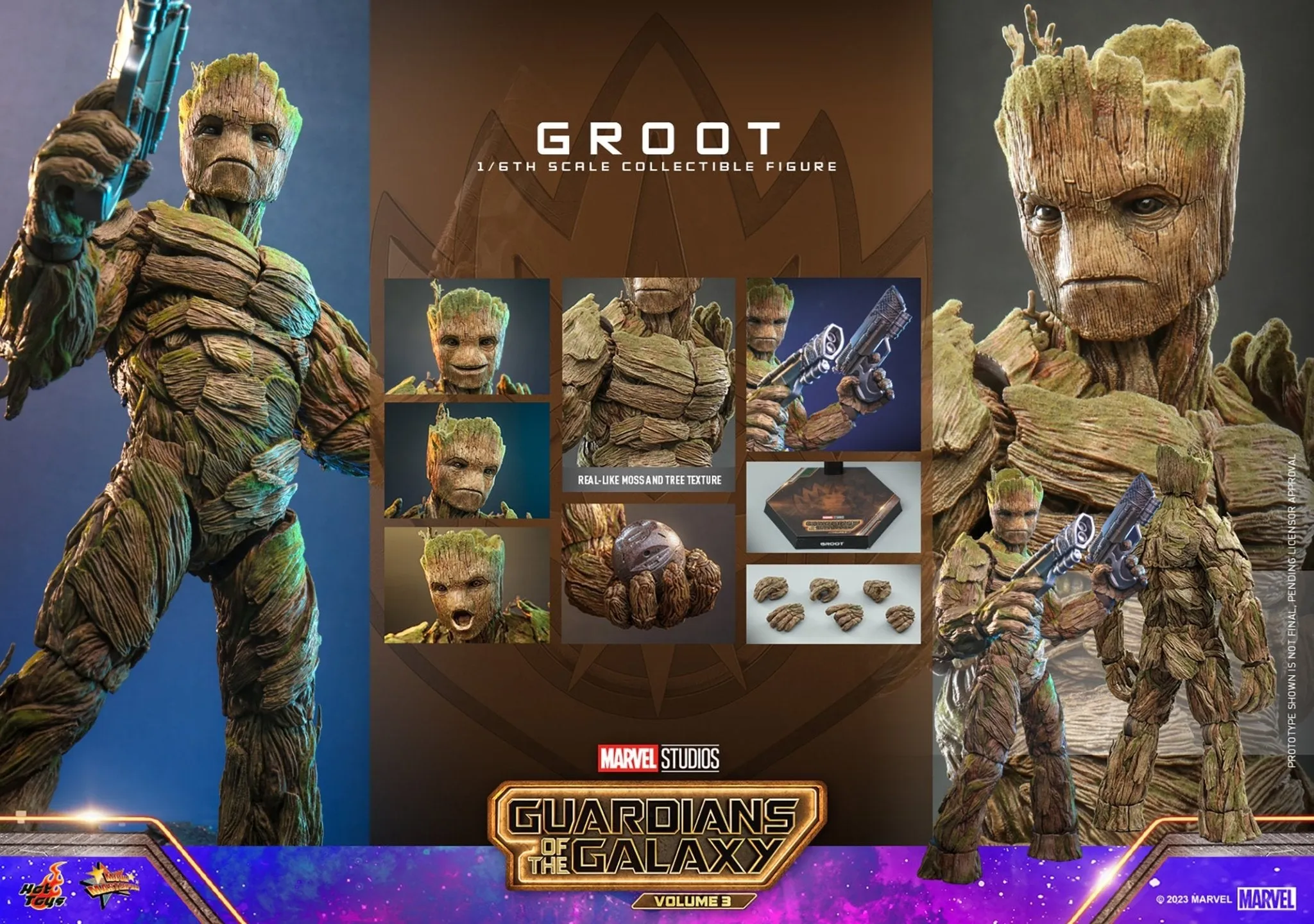 PRE-ORDER: Hot Toys Guardians of the Galaxy Vol. 3 Groot Sixth Scale Figure