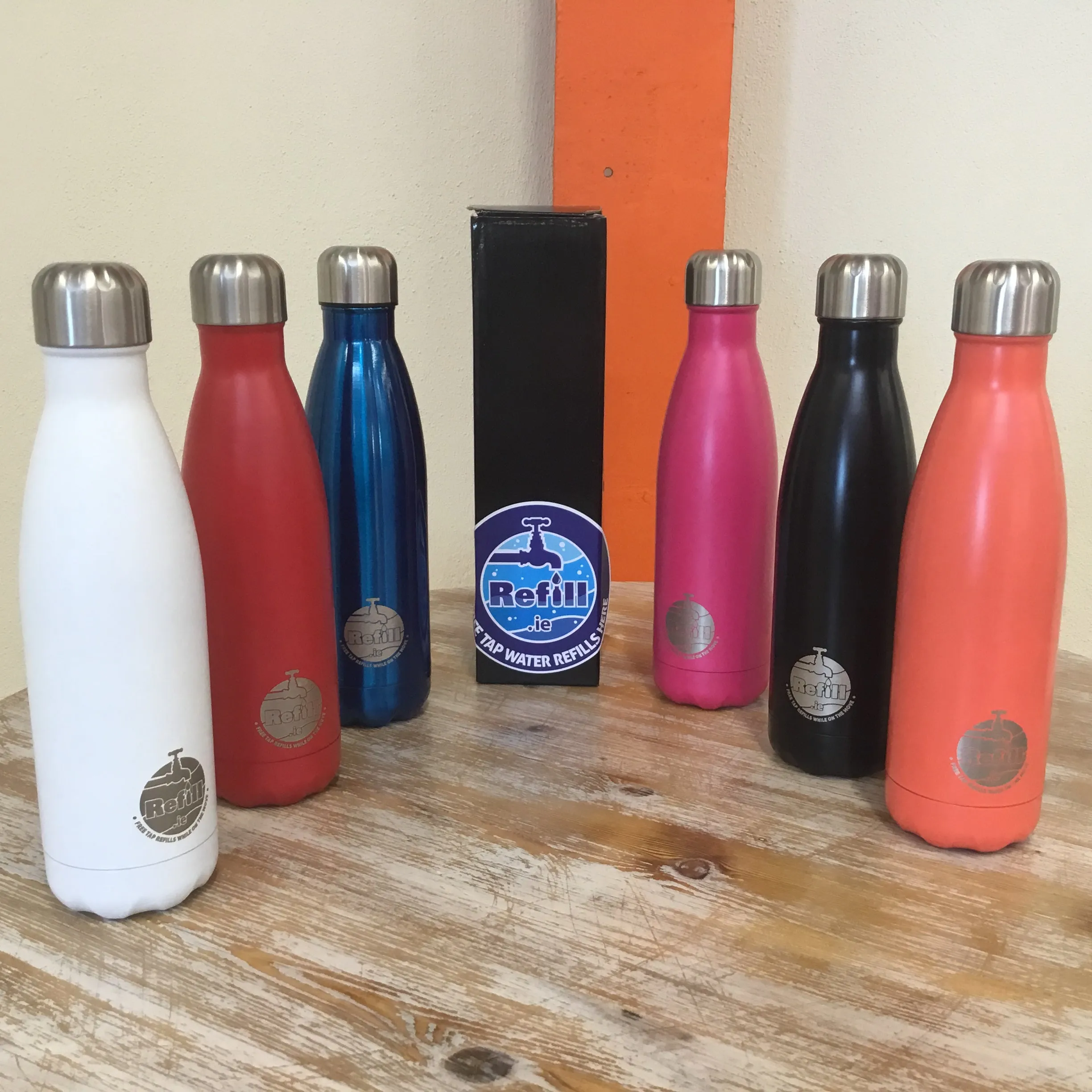 REFILL Double Walled Stainless Steel Water Bottles