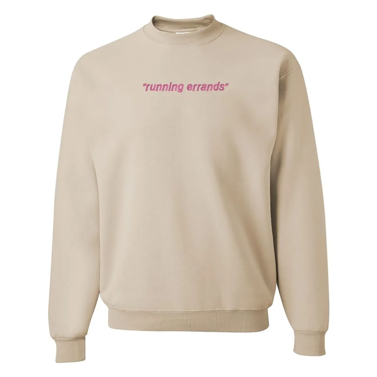 'Running Errands' Crewneck Sweatshirt