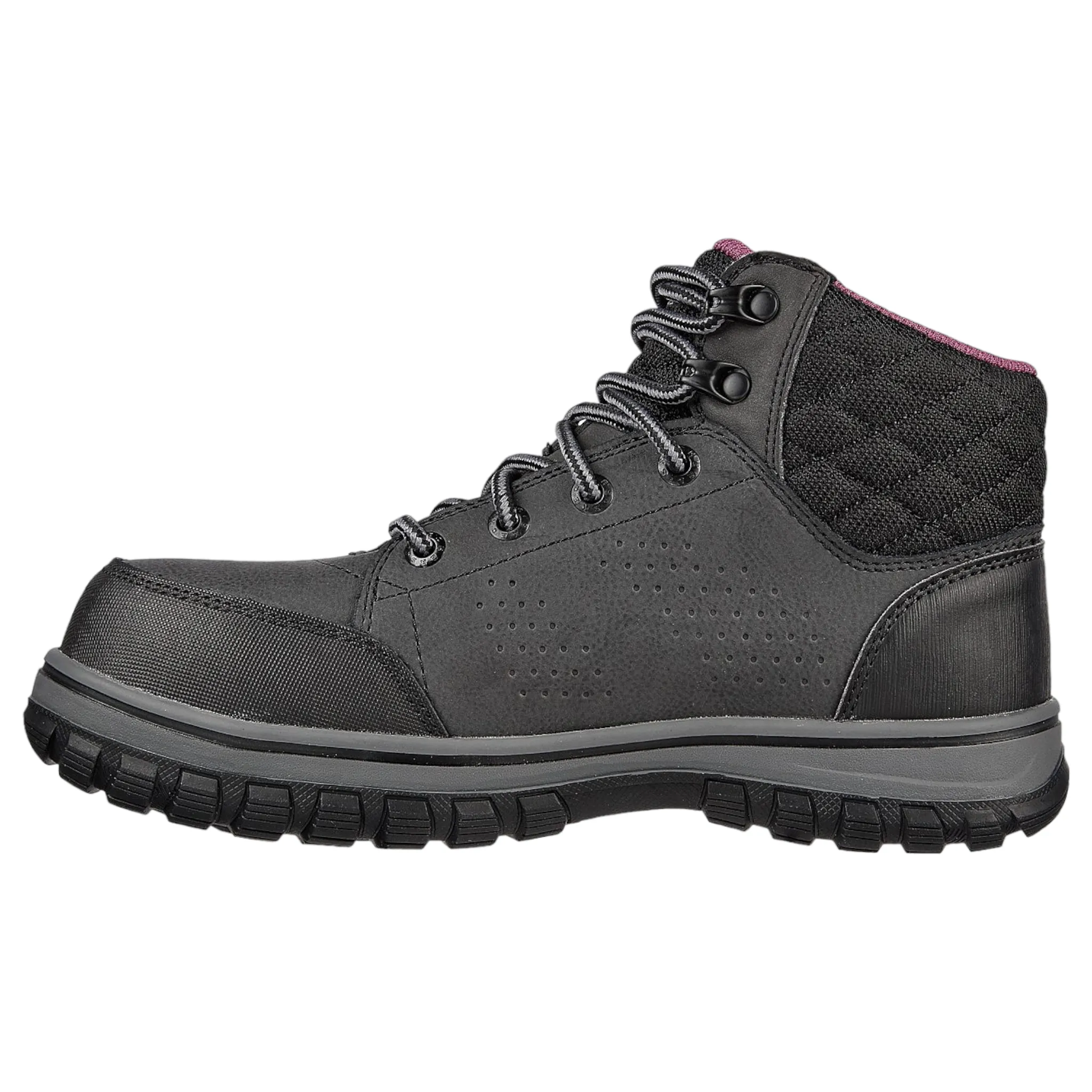 Skechers Women's 108004 McColl Composite Toe Black Work Boots