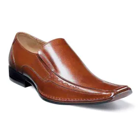 Stacy Adams Cognac TEMPLIN Bike Toe Loafer