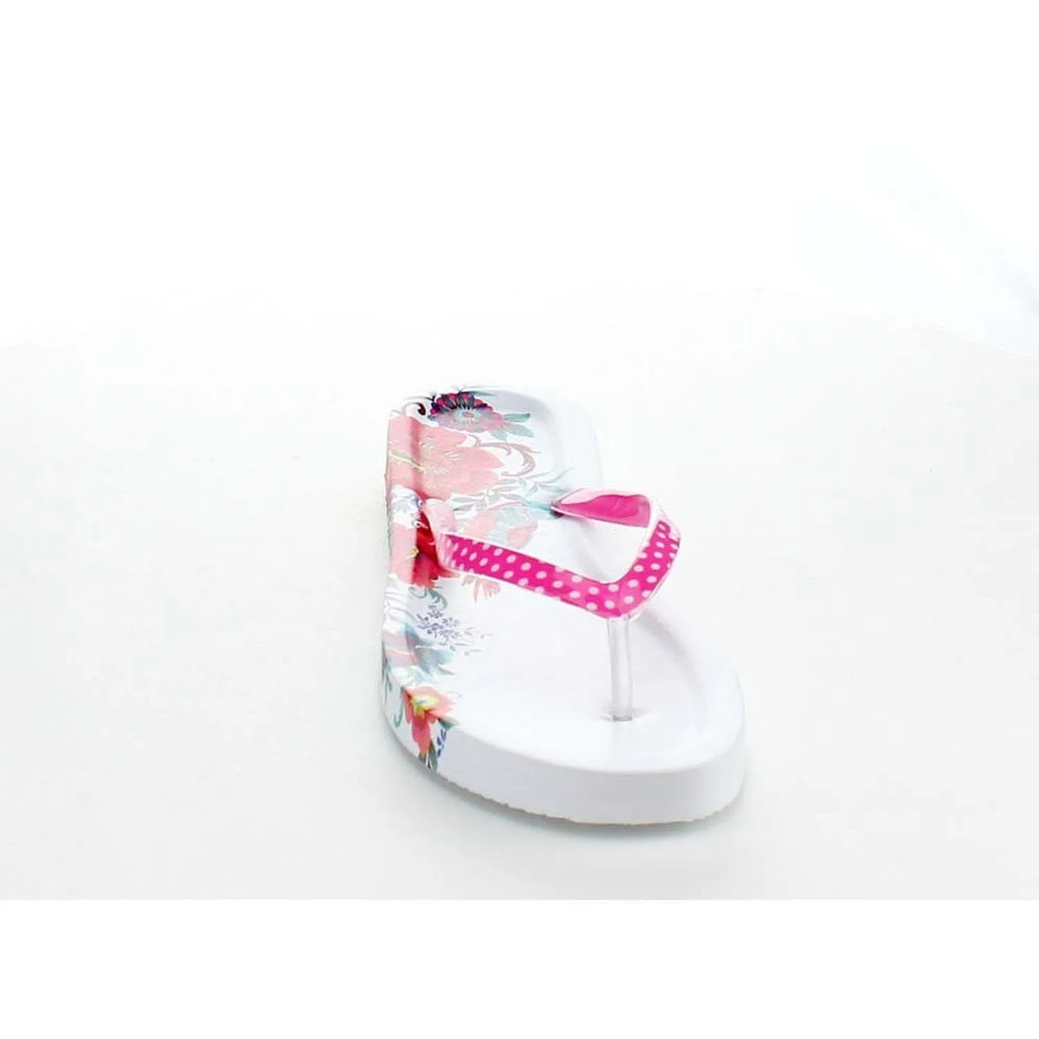 Tropical Print Women's Open Toe Flip Flop Sandals