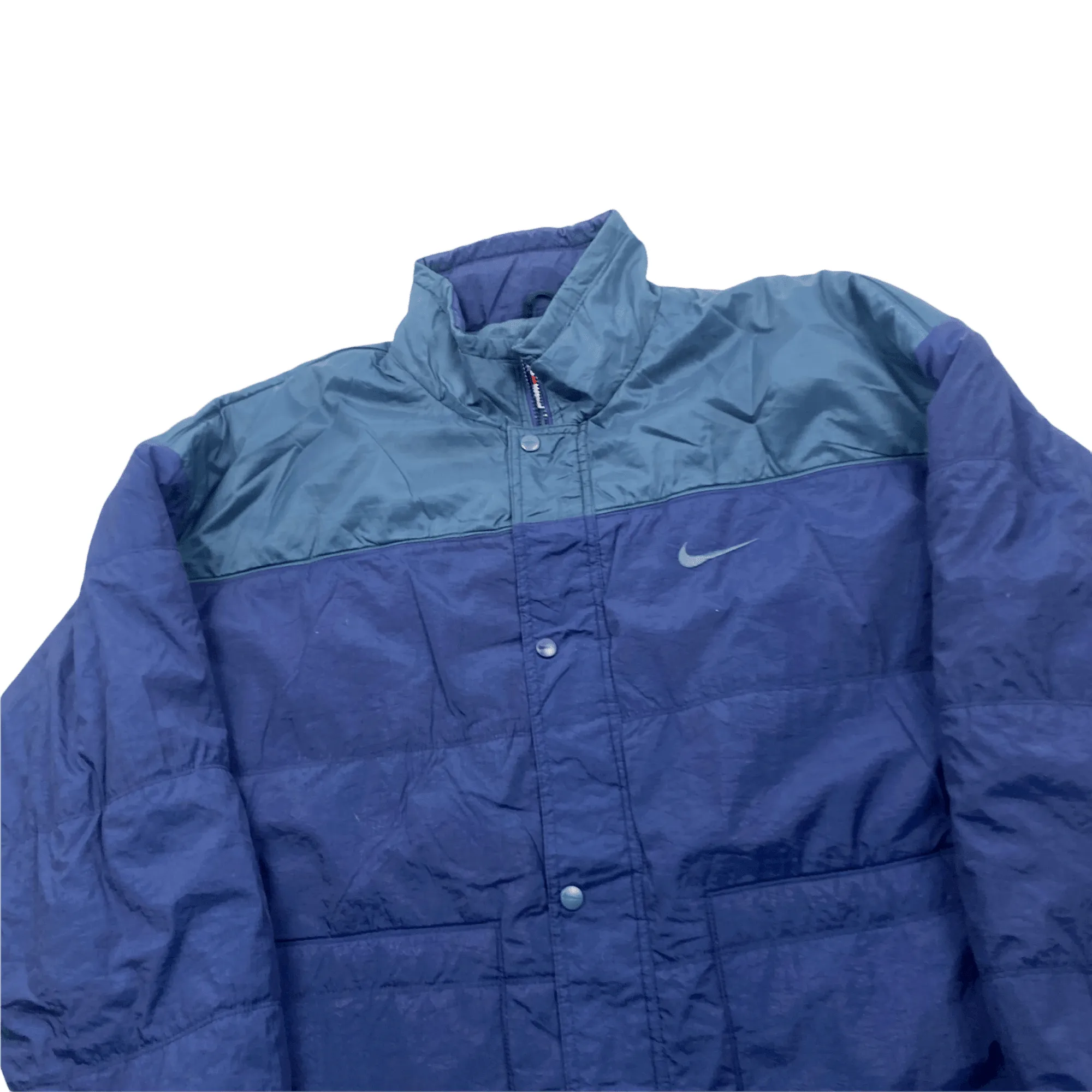 Vintage 90s Blue Nike Coat/ Jacket - Extra Large